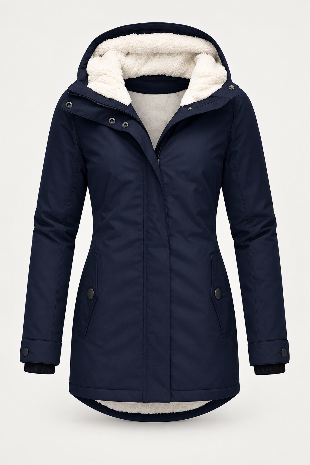 Kirsten parka Navy – vrijstaande voorzijde