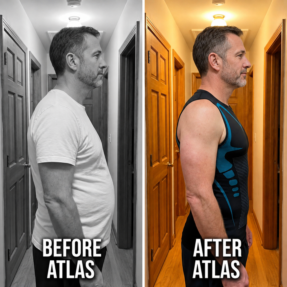 Atlas men's instant-slimming compression shirt product image 4