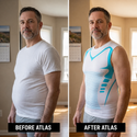 Atlas men's instant-slimming compression shirt product image 5