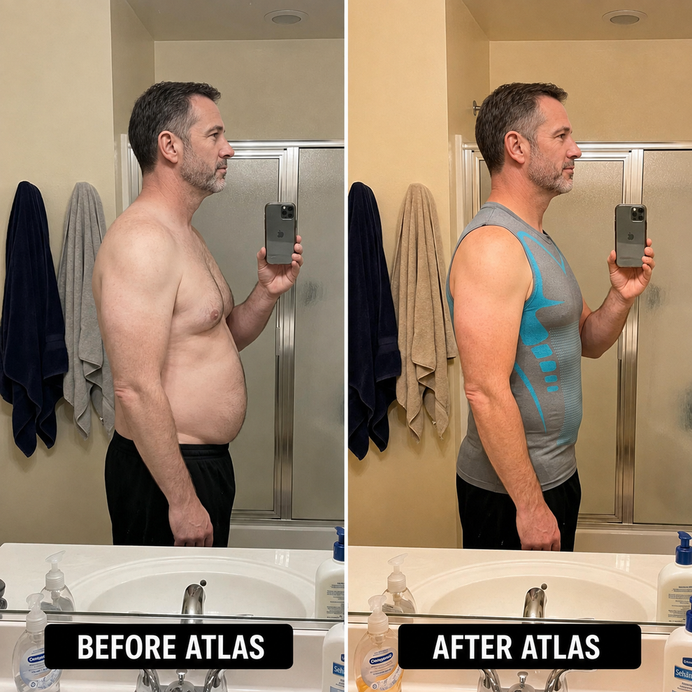 Atlas men's instant-slimming compression shirt product image 6