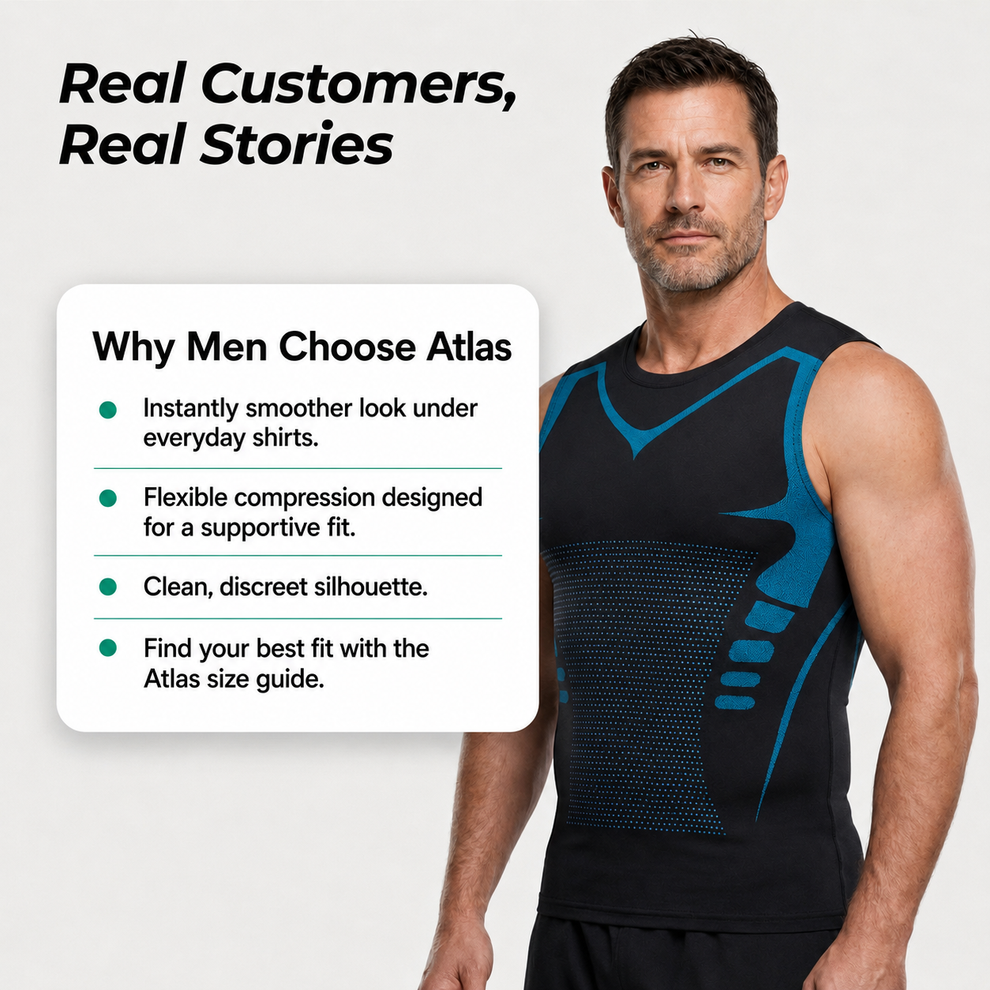 Atlas men's instant-slimming compression shirt product image 7