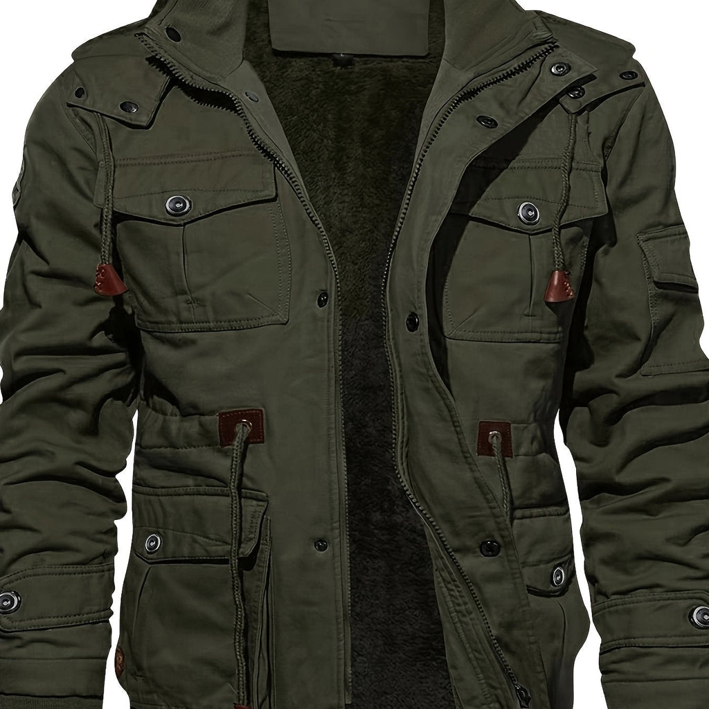 Boone - Fleece-Lined Cargo Field Jacket