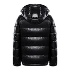 Bruce - Glossy Hooded Puffer Jacket