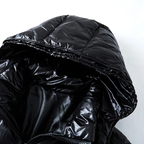 Bruce - Glossy Hooded Puffer Jacket