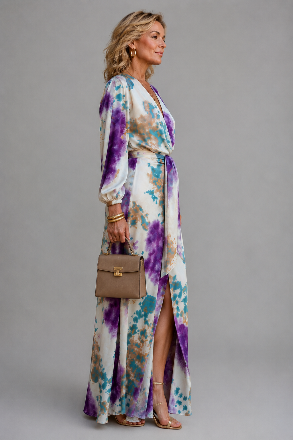 Cisca - Tie-Dye Two-Piece Maxi Set