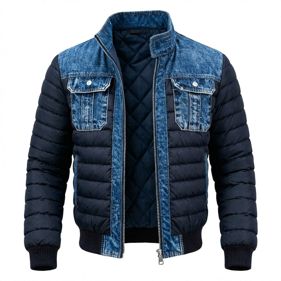 Cliff - Quilted Denim Jacket