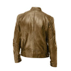 Clint - PU Leather Moto Jacket