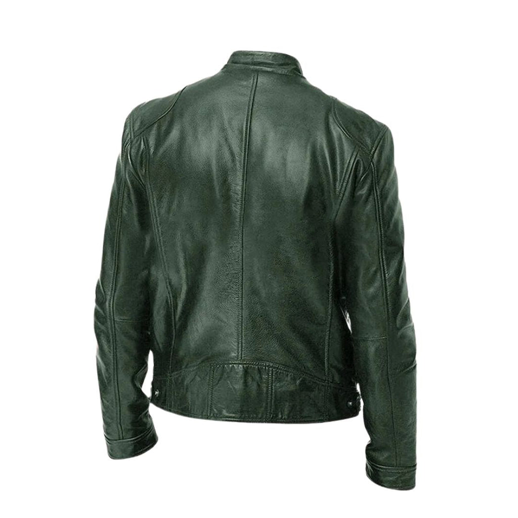Clint - PU Leather Moto Jacket