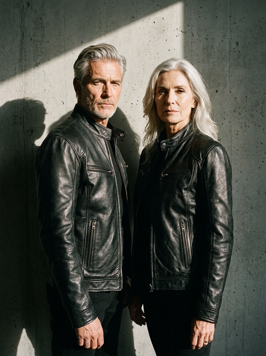 Clint - PU Leather Moto Jacket