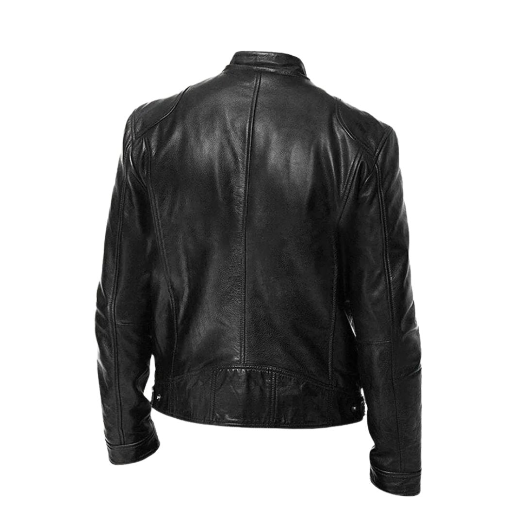 Clint - PU Leather Moto Jacket