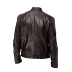 Clint - PU Leather Moto Jacket