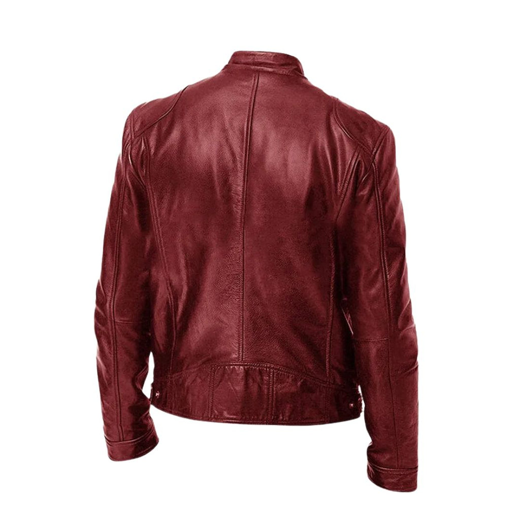 Clint - PU Leather Moto Jacket