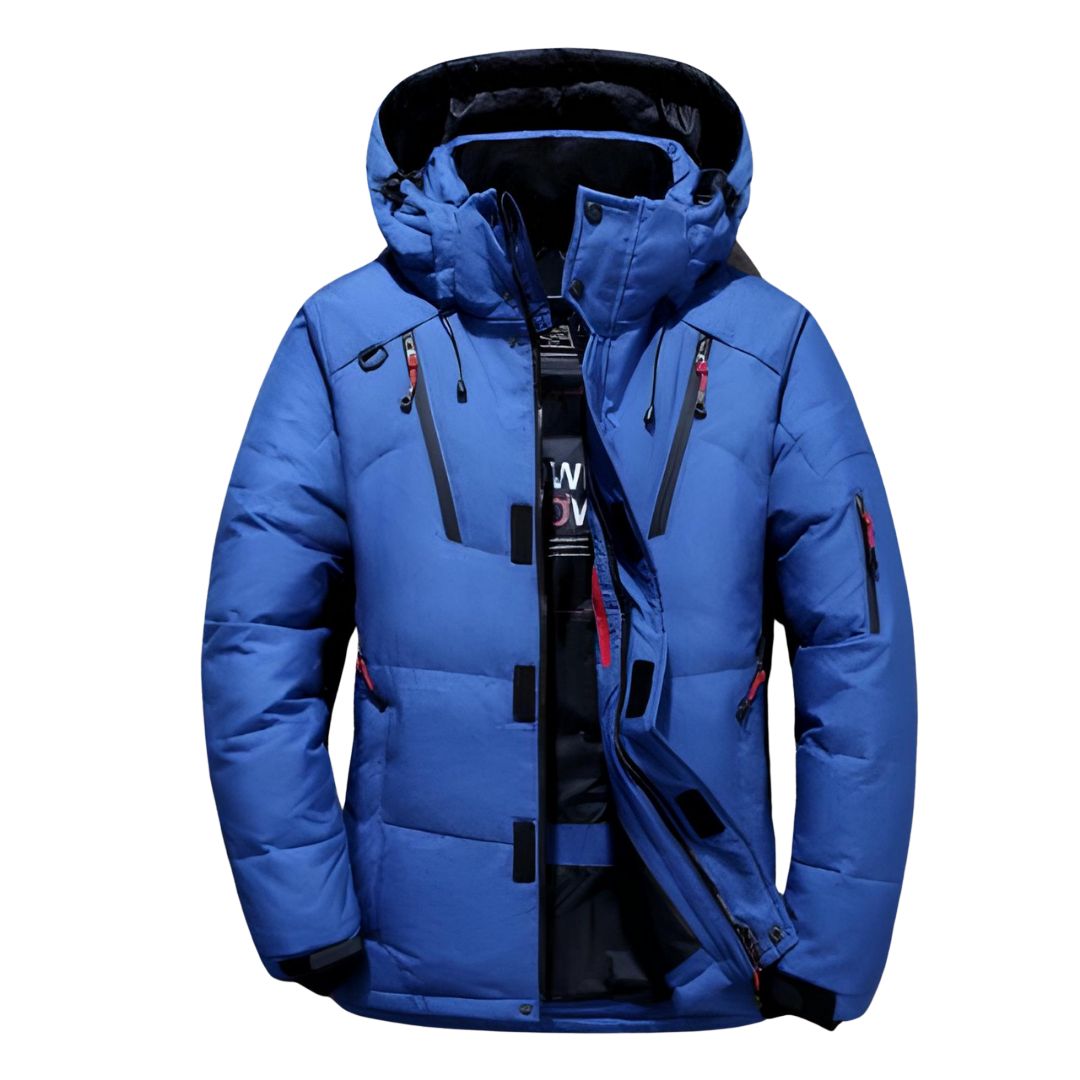 Cole - Down-Filled Parka in Blue