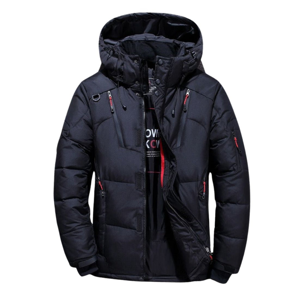 Cole - Down-Filled Parka in Black