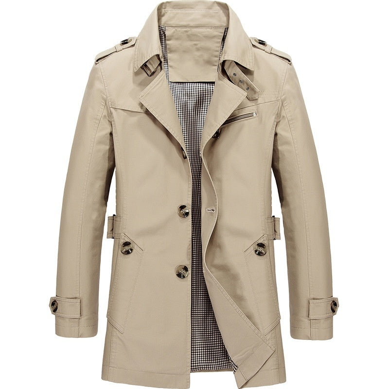 Dean - Lightweight Windproof Jacket in Beige