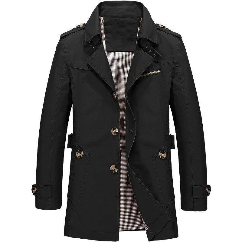 Dean - Lightweight Windproof Jacket in Black