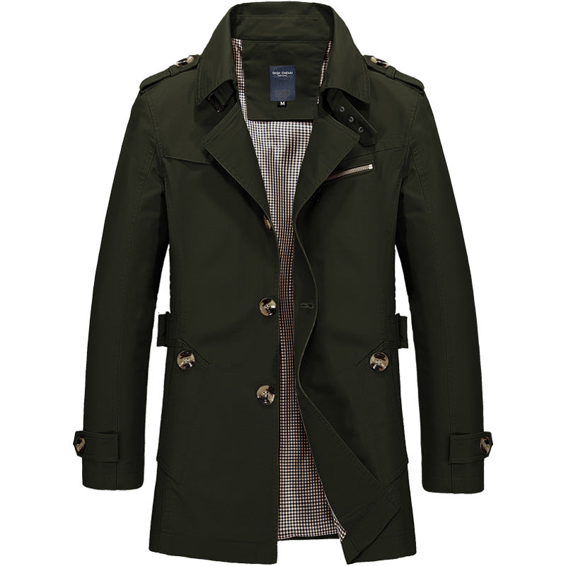 Dean - Lightweight Windproof Jacket in Dark Green