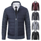 Earl - Quilted Jacket with Knit Sleeves