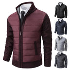 Earl - Quilted Jacket with Knit Sleeves