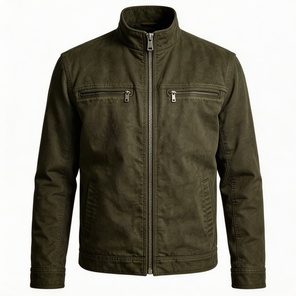 Everett - Vintage Olive Field Jacket