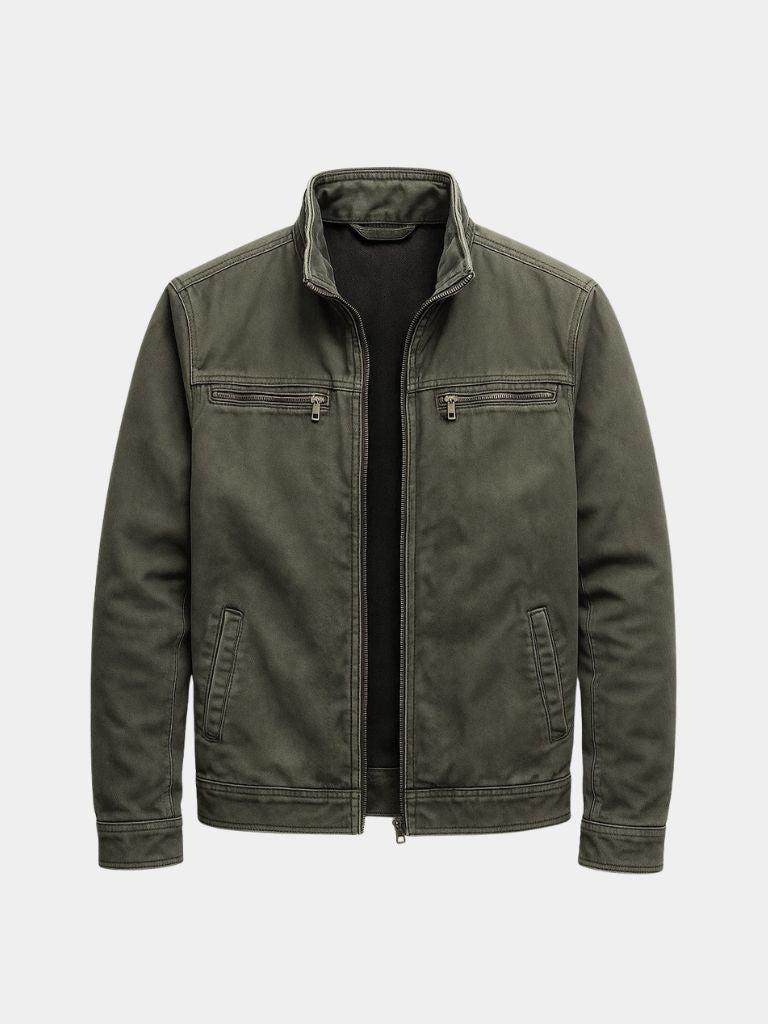 Everett - Vintage Olive Field Jacket