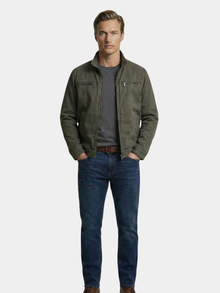 Everett - Vintage Olive Field Jacket