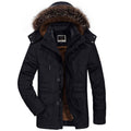 Gordon - Hooded Winter Parka in Black