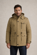 Graham Soft-Lined Winter Parka in Khaki – front view
