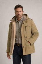 Graham Soft-Lined Winter Parka in Khaki – soft lining