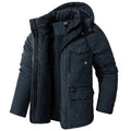Graham - Soft-Lined Winter Parka in Navy