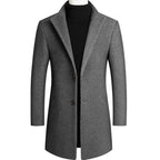 Hal - Wool Overcoat in Gray