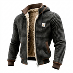 Hank - Sherpa-Lined Waffle Knit Jacket