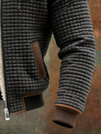 Hank - Sherpa-Lined Waffle Knit Jacket