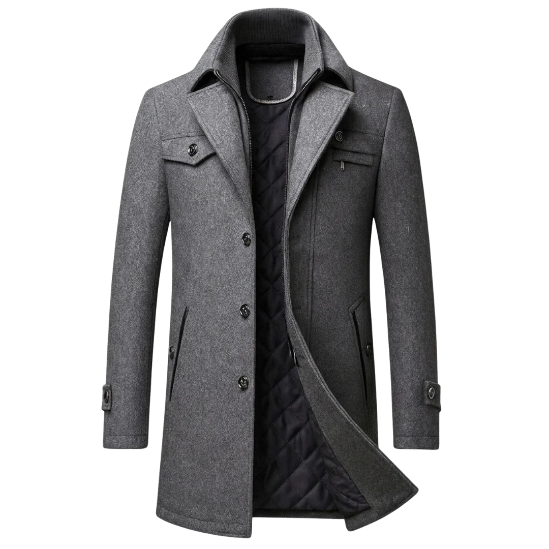 Harlan - 100% Wool Coat