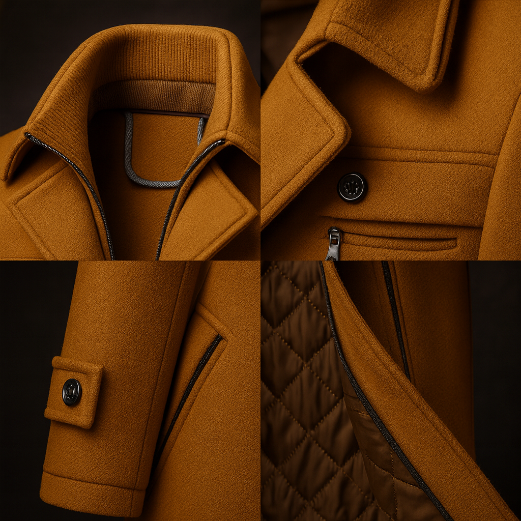 Harlan - 100% Wool Coat