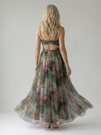 Izel - Watercolor Floral Maxi Dress