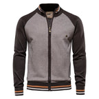 Lloyd - Full-Zip Raglan Knit Cardigan in Brown