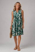 Maaike - Floral Sleeveless Midi Dress