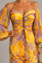 Mariel - Floral Off-Shoulder Maxi Dress