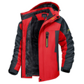 Miles - Fleece-Lined Outdoor Jacket in Red