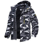 Miles - Fleece-Lined Outdoor Jacket in Camo