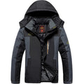 Miles - Fleece-Lined Outdoor Jacket in Black