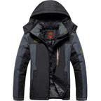 Miles - Fleece-Lined Outdoor Jacket in Black