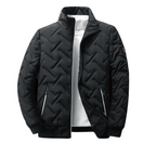 Neil - Lightweight Quilted Jacket in Black