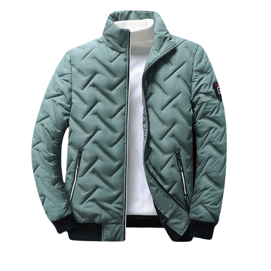 Neil - Lightweight Quilted Jacket in Mint