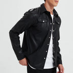 Otis - Vegan Leather Shirt