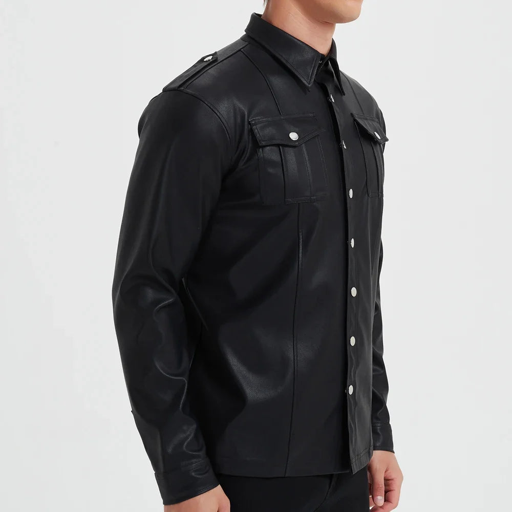 Otis - Vegan Leather Shirt