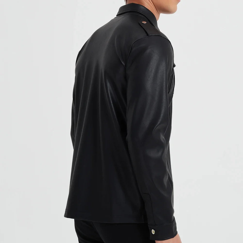 Otis - Vegan Leather Shirt
