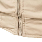 Ray - Classic Striped-Trim Bomber Jacket