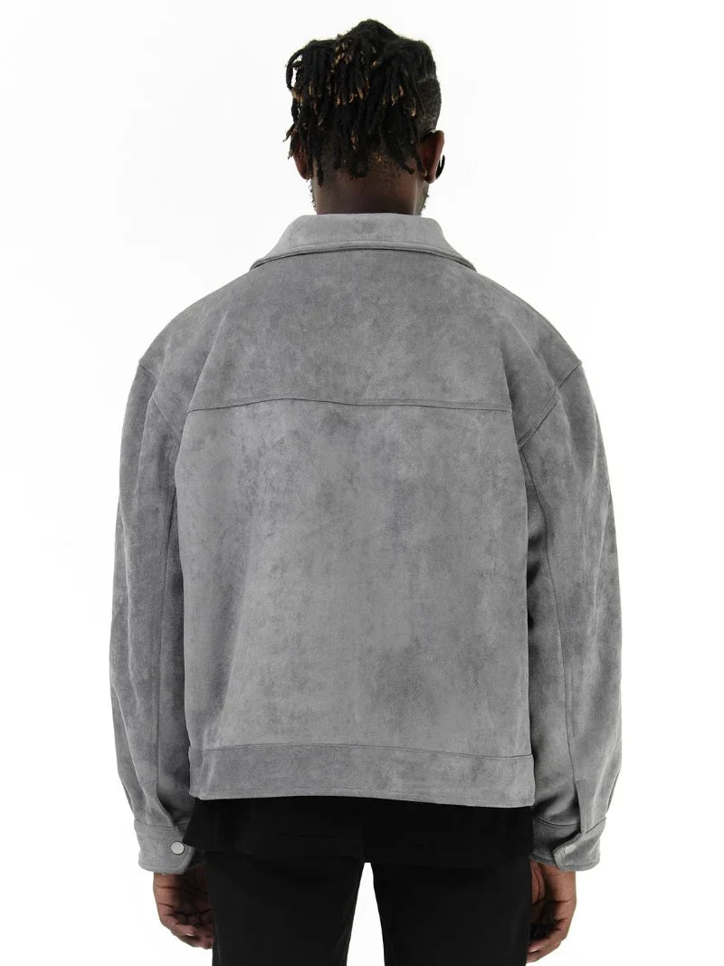 Rex - Oversized Suede Jacket